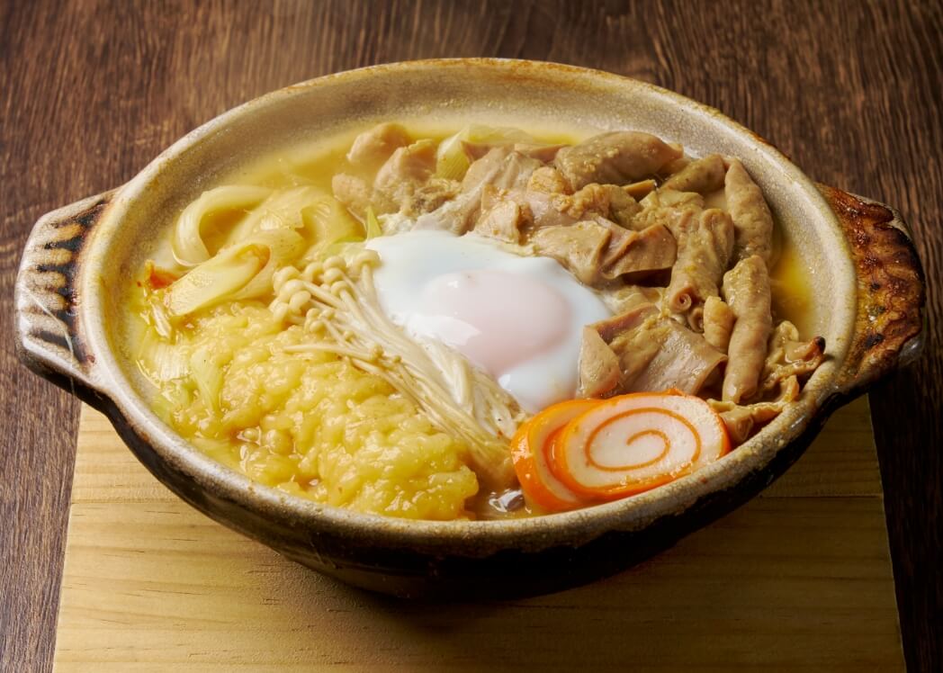 カレーもつ煮込みうどん